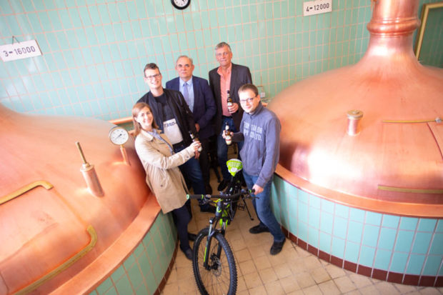 Gewinner Johann Kunkel mit seinem brandneuen Conway E-Bike